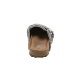 Very G Women's Iris 2 Mule Slip On Shoe in Grey Inside View
