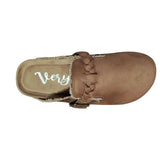 Very G Women's Iris 3 Mule Slip On Shoe, Tan Top View