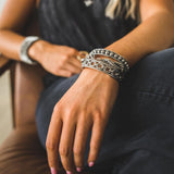 Thick Dotted Bangle 