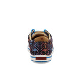Back side view of one single shoe. 