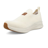 women's white lightweight slip on shoe angle view