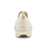 women's white lightweight slip on shoe heel view