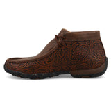 Twisted X Women's Brown Side Tooled Driving Moc