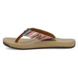 Hooey Casual Shoes Women's Flip Flop Sandals Mauve Multicolored side view