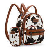 Wrangler Cow Print Mini Backpack