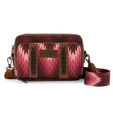 Wrangler Dark Pink Dual Zipper Crossbody