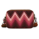 Wrangler Dark Pink Dual Zipper Crossbody