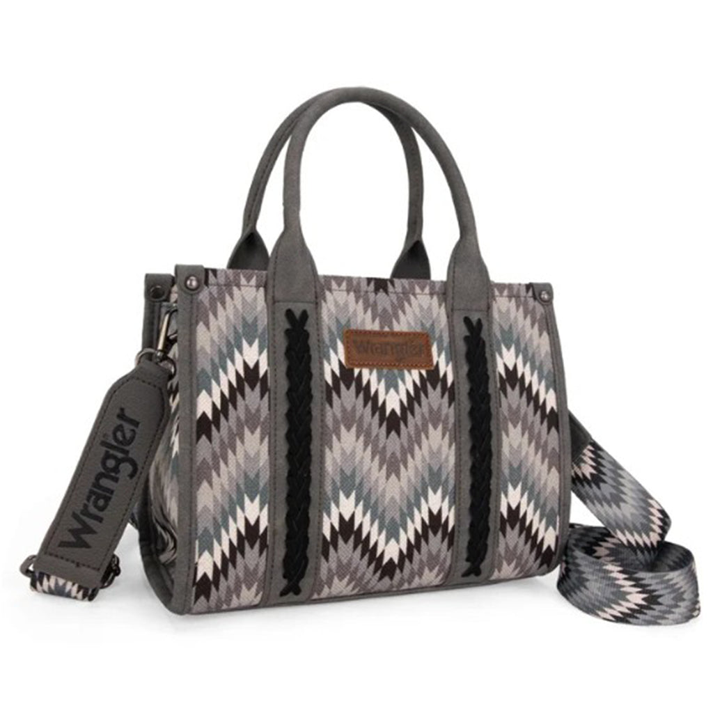 Wrangler Grey Aztec Tote Bag