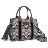 Wrangler Grey Aztec Tote Bag