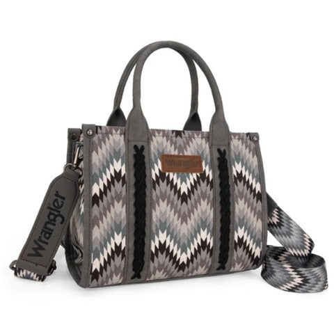 Wrangler Grey Aztec Tote Bag