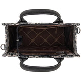 Wrangler Black and Grey Southwest Tote Bag