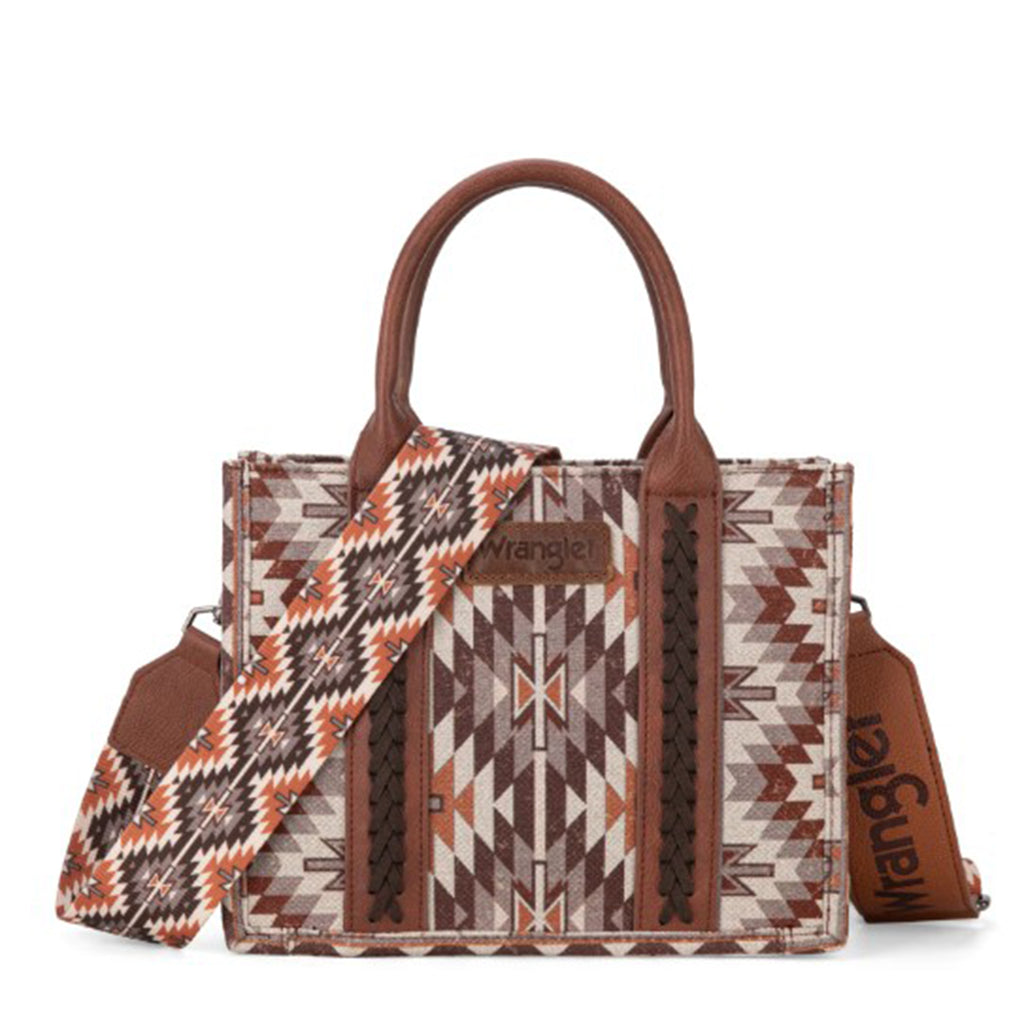 Wrangler Brown Aztec Tote Bag