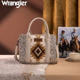 Wrangler Tooled Aztec Print Tote Back