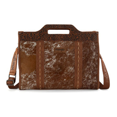 Wrangler Hair-On Hide Carry All Tote Bag