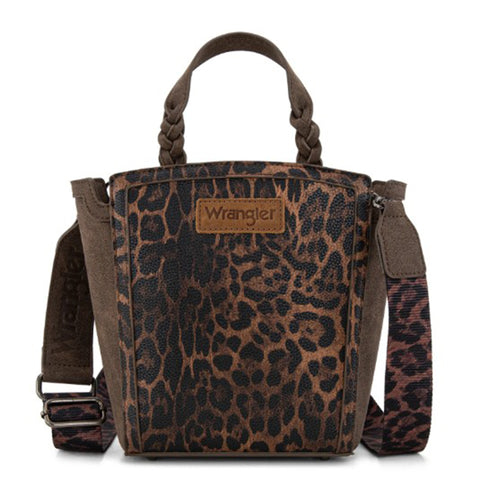 Wrangler Leopard Print Crossbody Purse
