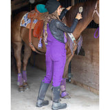 Cowgirl Tuff Women's Purple Overalls