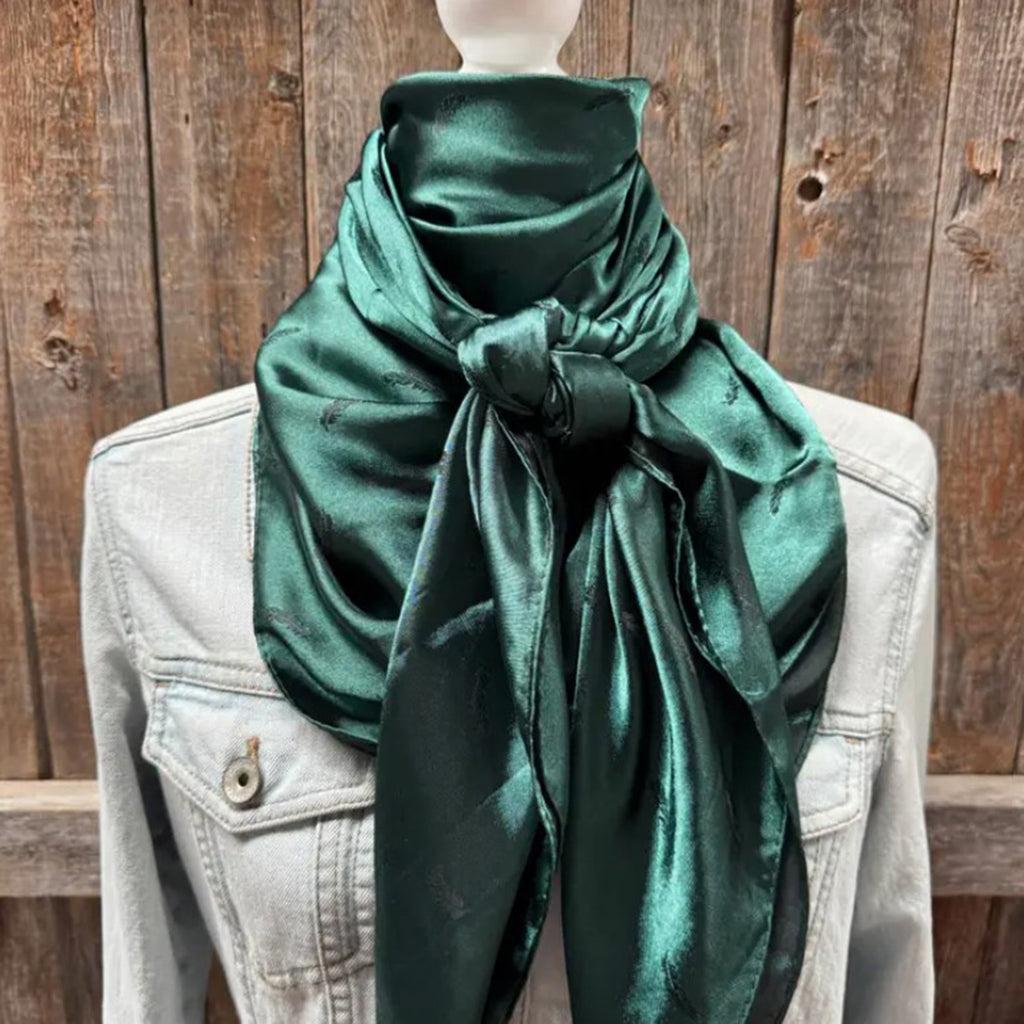 42X42" Emerald Jacquard XL Scarf