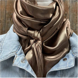 35X35" Solid Tan Wild Rag 