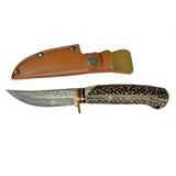 Wild Turkey Knife with leather Knife Sheath