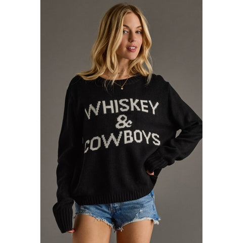 Whiskey & Cowboys Women's Sweater