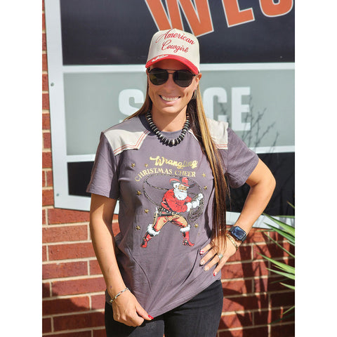 Women Wranglin Christmas Tee 
