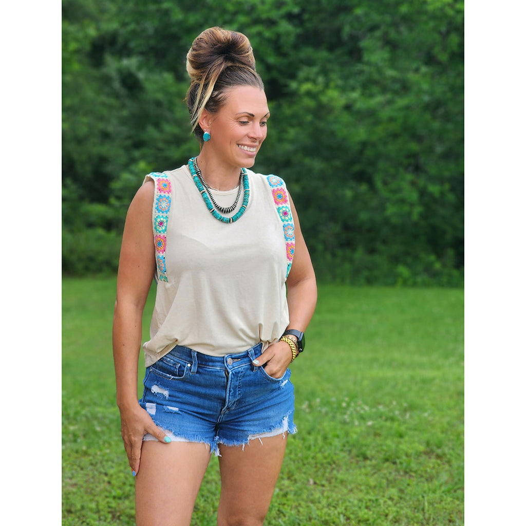 Sleeveless BOHO Tank Top 