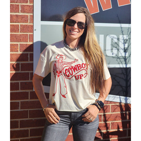 crop top, short sleeve, crew neck 