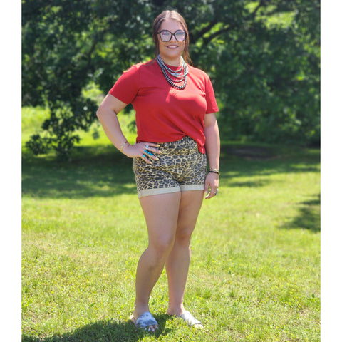 Leopard Shorts 