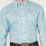 Wrangler Men's Classic Fit Button Down Long Sleeve