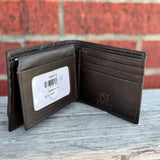 Inside of bifold wallet.