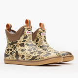 Side view of both Duck Camo Deck Boots