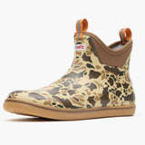 Front and side view of Duck Camo Deck Boot