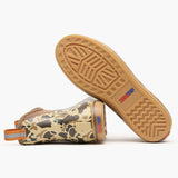 Bottom side view of Duck Camo Deck Boots