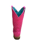 Corral Hot Pink Square Toe Boots