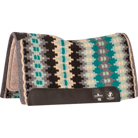 Classic Equine Charcoal & Teal Zone Pad