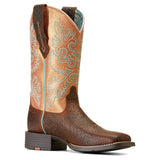 Ariat Women's Brown/Orange Embossed Boots