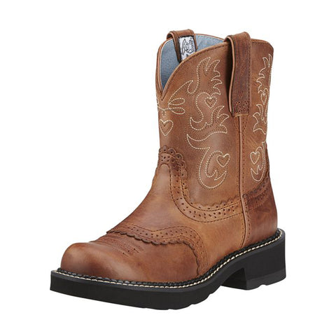 Ariat Women's Russet Rebel Fatbaby Saddle Boots