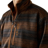 ariat mens caldwell full zip front close up