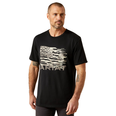 Ariat Men's freedom Flag Tee Front