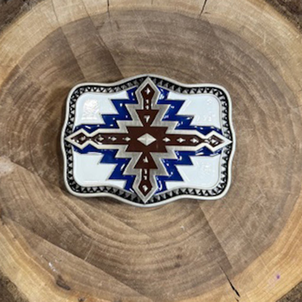 Aztec Pattern Belt Buckle