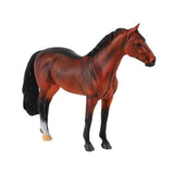 Brown model horse figure
