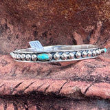 "Krislan" Sterling Silver Kingman Bangle