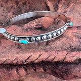 "Krislan" Sterling Silver Kingman Bangle