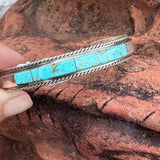 "Cee" Kingman Rope Detail Inlayed Cuff