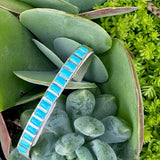 "Harli" Zuni Inlay Kingman Cuff