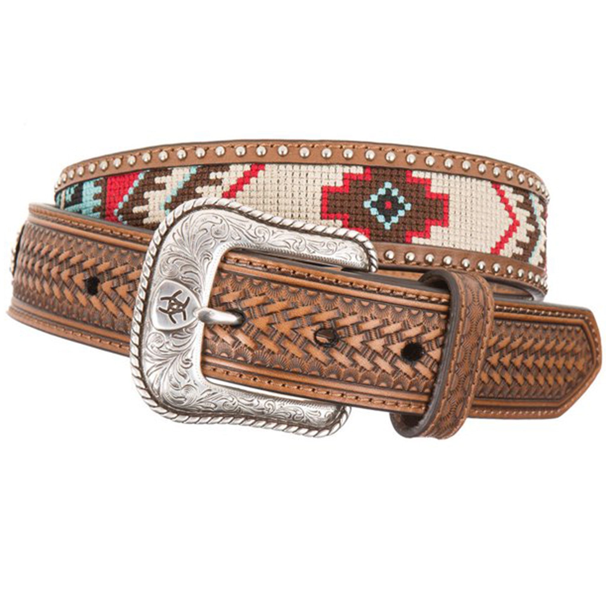 Ariat Men's Basketweave Western Belt