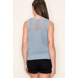 Dusty Blue Sweater Vest