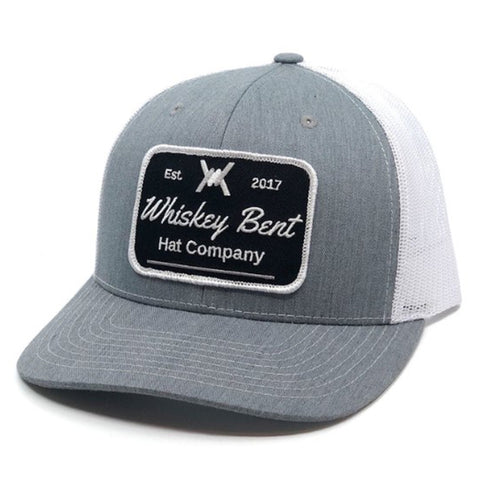 Whiskey Bent Grey and White Cap