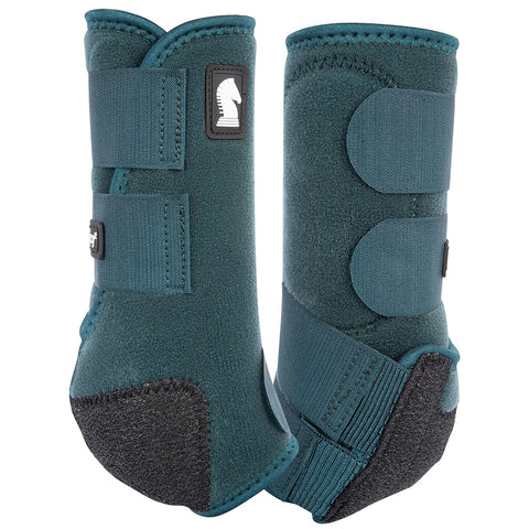 Classic Equine Dragonfly Green Front Legacy2 Support Boots