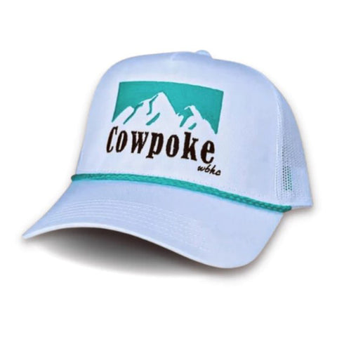 Whiskey Bent Cowpoke White And Mint Cap